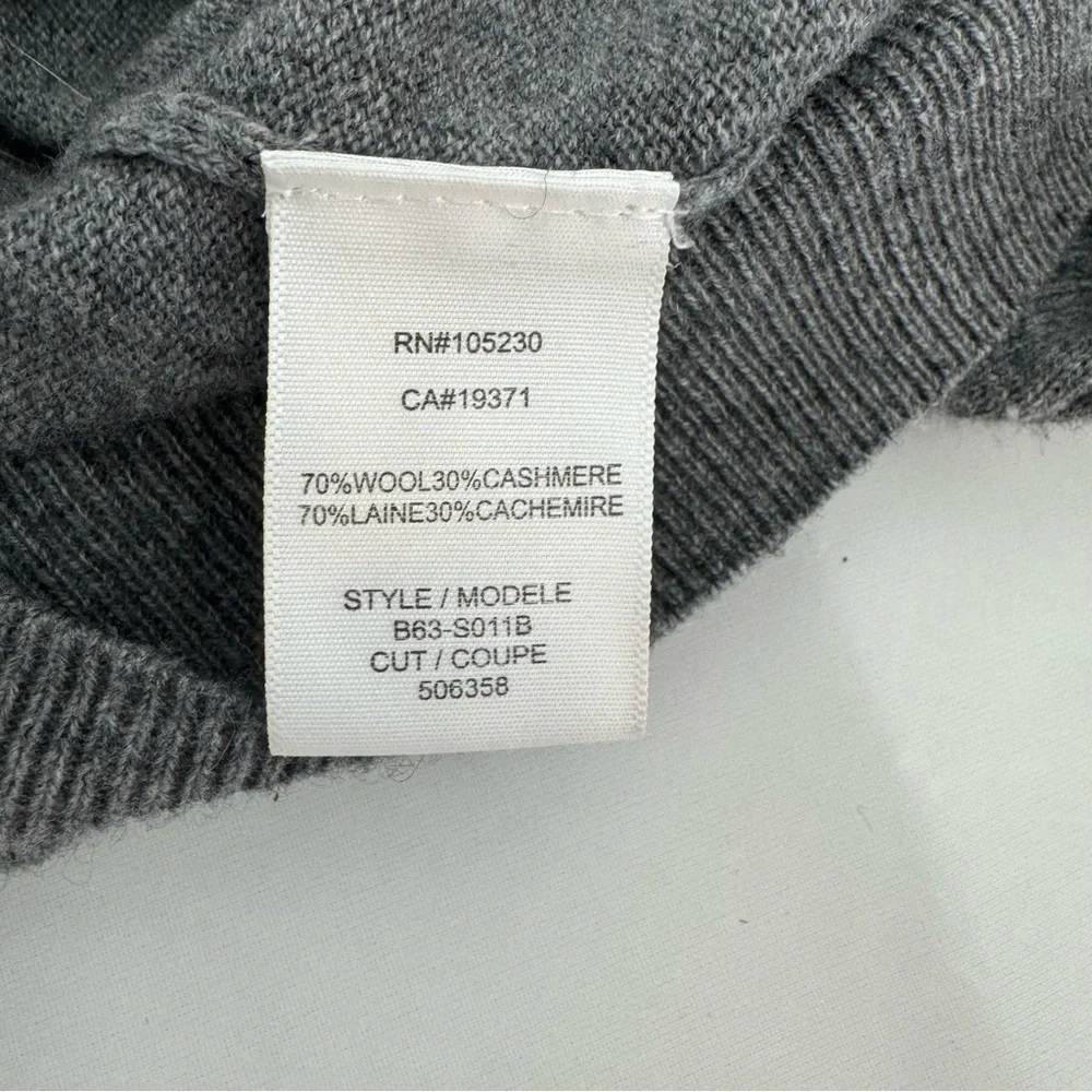 Equipment Femme Sweater Women’s M Gray Pullover Embellished Neck - Picture 8 of 13